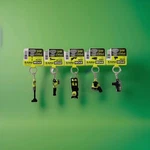Ryobi Mini's 5 Piece Keychain Set Recip Saw Stick Vac Lawn Mo Battery Sander New. Fixed Price $39.99.