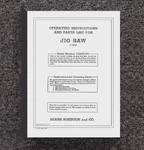 Operator Instruction Manual Fits 1951 Craftsman 18 Inch Jig Saw 103.23151. Fixed Price $15.97.