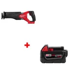 Milwaukee 2821-20 M18 Fuel Sawzall Recip W/ 48-11-1850 Battery Pack. Fixed Price $203.63.