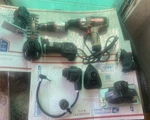 Craftsman Corded 4 Amp Bolt On Drill , 8 Attachments And Carry Bag. Fixed Price $249.99.