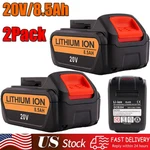 2PACK 8.5AH 20V Lithium Battery For Dewalt DCD740 DCF885C2 DCG412 DCS331B Tool. Fixed Price $29.99.