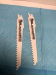 2PC Mk Morse Cobalt Hybrid Bi Metal 6"-6 Tpi Saw Blades Demo-wood -nail-tree. Fixed Price $9.99.