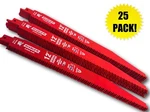 25 Pack Diablo DS1214BGP Diabo 12" 8/14 Tpi General Use Reciprocating Saw Blade. Fixed Price $90.50.