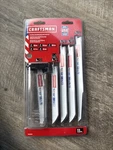 Craftsman 11-PIECE Bi-metal Reciprocating Saw Blade Set Wood & Cutting. Fixed Price $14.00.