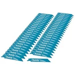 Makita A-59499 BIM53 Reciprocating Saw Blades 150MM 14TPI Metal Cutting (50PCS). Fixed Price $278.61.