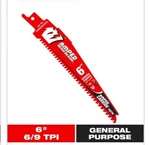 Diablo DS0609CGPA, 6-IN. 6/9-TPI Amped Demon Reciprocating Saw Blade. Fixed Price $14.70.