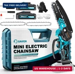 Saker Mini CHAINSAW,6 Inch Portable Electric Cordless, Small Handheld. Fixed Price $92.54.