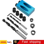 Diy Pocket Hole Jig Kit 850 Easy Drill System Woodworking Screw Heavy Duty. Fixed Price $7.99.