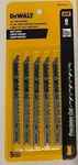 Dewalt Jig Saw Blades Fast Cuts Wood 6TPI DW3700-5 5X Per Pack. Fixed Price $9.99.