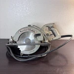 Vintage Rockwell Porter Cable Worm Drive Circular Saw 6.5 Blade. Fixed Price $249.99.