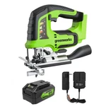 Greenworks 24V Cordless Jig Saw 1-INCH Stroke W/ 4AH Usb Battery And 2A Charger. Fixed Price $183.99.
