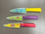 Kuhn Rikon Paring Knife Set Of 3 With Blade Covers. Fixed Price $16.50.