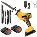 Multi-functional Cordless Reciprocating Saw, 21V Electric Tool With Batteries. Fixed Price $20.97.