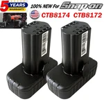 2X For Snap On 14.4V 7.2V Battery CTB8174 CTB8172 CTR861 CTC772A CT825DB 2500MAH. Fixed Price $139.90.