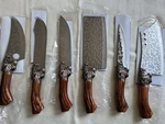 Saber Tooth Tiger Knife Set. Fixed Price $40.00.