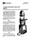 Delta Rockwell 14" Wood Cutting Metal Band Saw Instructions. Fixed Price $20.24.