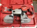 Milwaukee 0729-21 M28 Li-ion Cordless Band Saw Kit. Fixed Price $200.00.