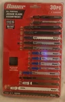 Bauer T-shank General All Purpose Jigsaw Blade Assortment 30 Wood Metal Hcs Bim. Fixed Price $26.50.