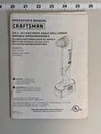 Ridgid 1/2" 18V Hammer Drill R861150 2-SPEED Owners Operators Reference Manual. Fixed Price $13.73.