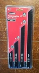 Warrior 4PC Carbide Grit Reciprocating Saw Blades: 4", 6", 9" & 12" #68960. Fixed Price $11.99.