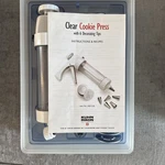 Kuhn Rikon Stainless Steel Cookie Press With All Plates And Tips New Open Box. Fixed Price $16.00.