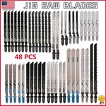 48PC T-shank Assorted Blades Set Wood Plastic Metal Cutting. Fixed Price $12.89.