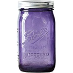 Ball Purple Mason Jar Quart Wide Mouth Food Storage Band Lid Leak Proof. Fixed Price $23.95.