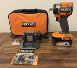 Ridgid R872081 18V Brushless 1/2 In. Impact Wrench Kit W/4AH Batt & Charger. Fixed Price $149.99.
