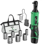 Tegatok Cordless Electric Wrench Set, 40FT-LBS (45N.M) 3/8" Ratchet, .... Fixed Price $62.91.