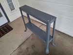 Vintage Rockwell Delta Scroll Saw 40-440 Splayed Leg Stand 37" X 31.5". Fixed Price $249.99.