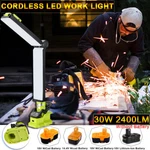 2400LM Outdoor Led Work Cordless Job Site Flashlight For Ryobi 18V Battery. Fixed Price $45.27.