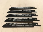 5 Hitachi 4-1/2" 18TPI Stainless Steel Cutting Reciprocating Blade Carbide Strip. Fixed Price $24.95.