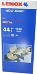 Lenox 8010838PW185 5-PACK Wolf-band Portable Saw Blade, 44-7/8" (1140MM). Fixed Price $47.47.
