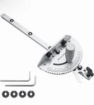 Powertec Universal Table Saw Miter Gauge Aluminum Bar 27 Angle Stops 3/4". Fixed Price $64.00.