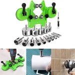 Diamond Hole Saw Drill Bit Kit 17PCS Cutting Guide For Glass Tile Ceramic Marble. Fixed Price $23.49.