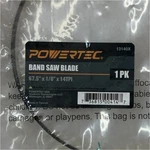 Powertec Band Saw Blade 67.5" 1/8" 14TPI 13140X Black 1PK. Fixed Price $10.99.