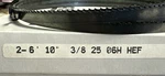 Pack Morse Bandsaw Blades 82" X 3/8" 06H Hef Usa Made 6'10" 458388. Fixed Price $24.99.