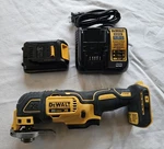 Dewalt Oscillating Saw Multitool, Battery + Charger DCS355 DCB201 DCB117 Volt. Fixed Price $83.95.
