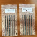2 Packs Of Flying Dutchman Spiral Five Dozen Pinless Scroll Saw Blade Variety. Fixed Price $39.99.