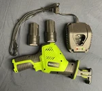 Reciprotools Volt Reciprocating Saw PRS-012 Two 1.5 Li Ion Batteries Charger. Fixed Price $49.59.