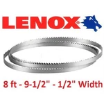 Lenox 8 Ft. 9-1/2" Bimetal M42 Band Saw Blade, Width. Fixed Price $21.00.