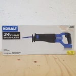 Kobalt 24V Max Brushless Reciprocating Saw Cordless Krs 1824B-03 Tool Only. Fixed Price $85.89.