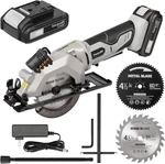 Cordless Mini Circular Saw, 4-1/2 Inch 3400 Rpm With Laser Guide. Fixed Price $80.25.