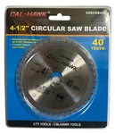 Lot Of Cal- Hawk 4-1/2" X 40 Tooth Carbide Tipped Wood Saw Blade 5/8" Arbor. Fixed Price $31.99.