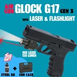 Air Gun Pistol Glock G17 Gen 3 Full Metal Body CO2 Blowback .177 Cal. Fixed Price $10.00.