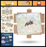 2000-PIECE Rotating Puzzle Board With 6 Drawers & Cover, 28"X40" Jigsaw Table. Fixed Price $143.99.