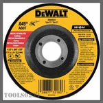 DW8424 4-1/2" X .045" 7/8" Dewalt Cutting Grinding Wheel TP27 High Performance. Fixed Price $8.99.