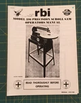 Rbi Model 216 Precision Scroll Saw Operators Manual, Pages, Copy. Fixed Price $10.99.