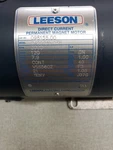 Leeson Motor, Hp, 3000 Rpm, 0-120 Vdc, Tenv, 56CZ, Shaft Diameter- 5/8". Fixed Price $139.95.
