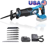 20V Cordless Reciprocating Saw Tool Battery Charger Led Light 7 Blades Set. Fixed Price $47.99.